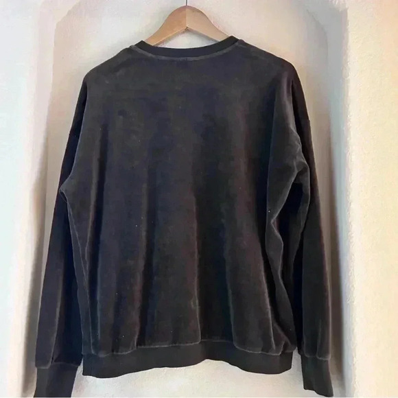 Vince Velour Long Sleeve Crewneck Pullover - Picture 3 of 6